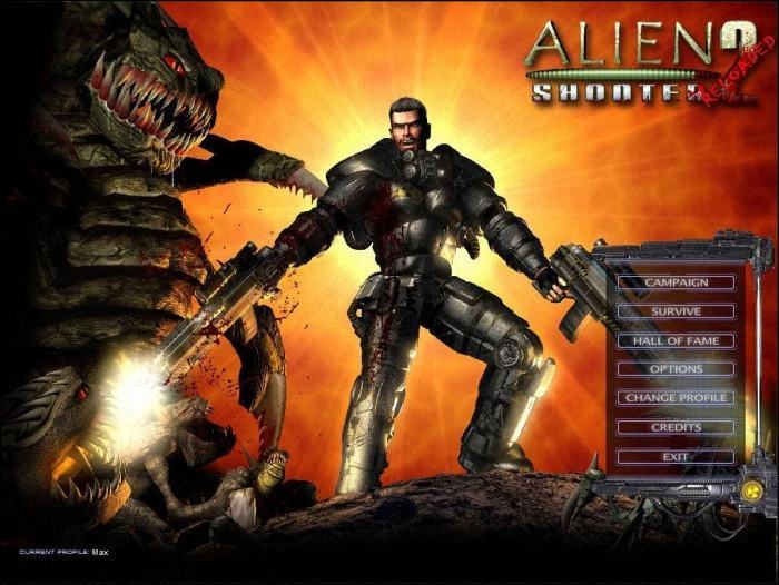 Game Alien Shooter 2 - Reloaded and Conscription full game