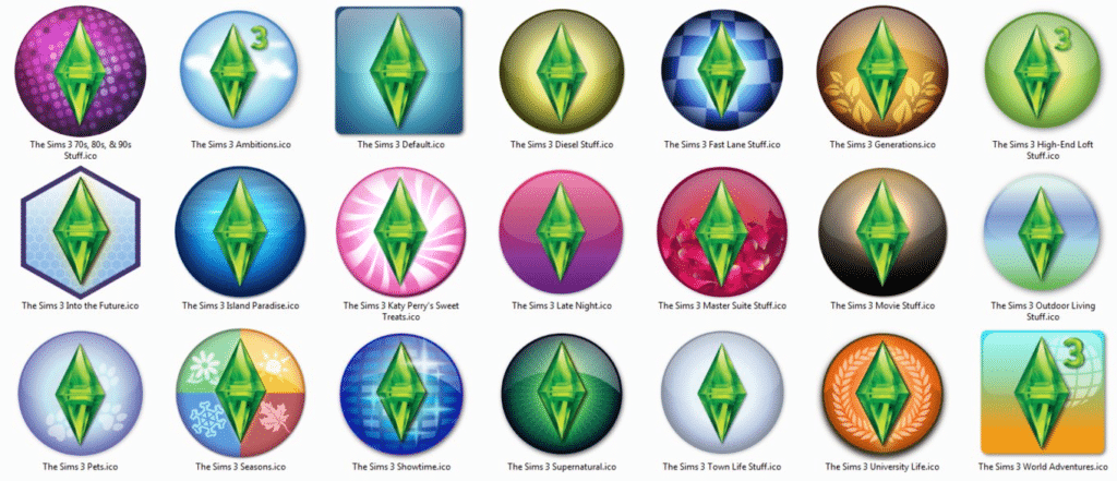 The Sims 3 full collection - Đầy đủ các expansion và pack the sims 3