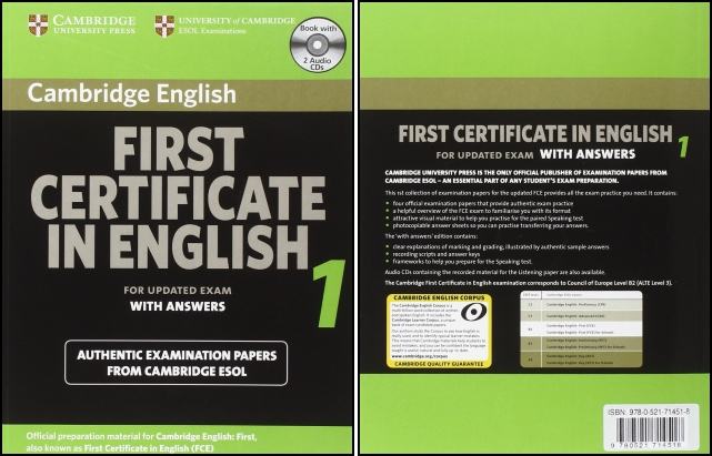 First Certificate in English Cambridge full trọn bộ từ quyển 1 đến 7